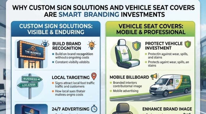Why Custom Sign Solutions and Vehicle Seat Covers Are Smart Branding Investments Why Custom Sign Solutions and Vehicle Seat Covers Are Smart Branding Investments