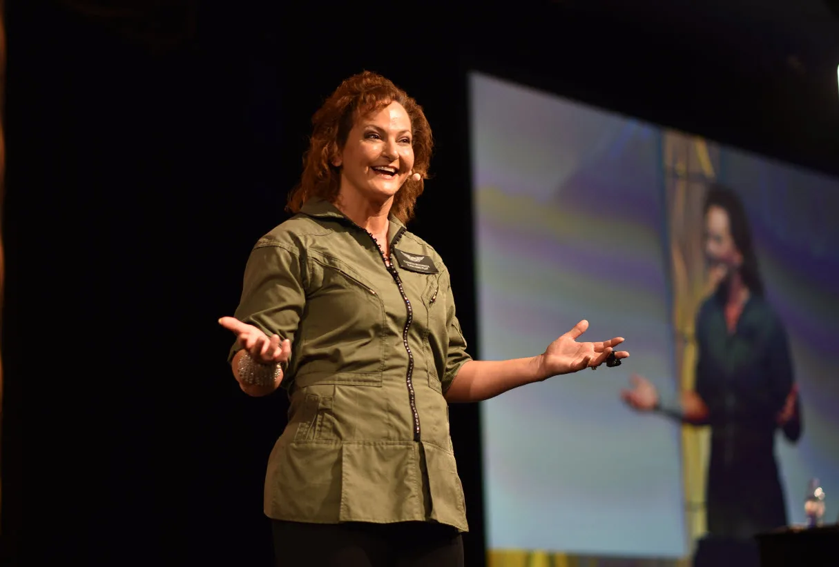 Elizabeth McCormick speaking