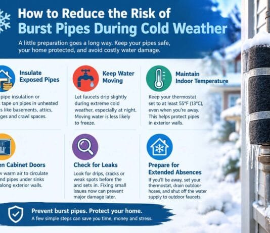 tenance How to Reduce the Risk of Burst Pipes During Cold Weather