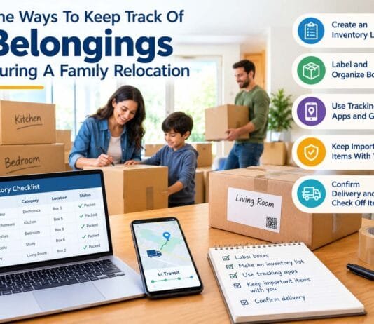 The Ways To Keep Track Of Belongings During A Family Relocation