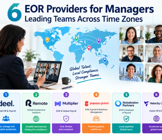 6 EOR Providers for Managers Leading Teams Across Time Zones