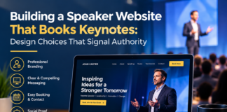 Building a Speaker Website That Books Keynotes: Design Choices That Signal Authority