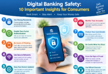 Digital Banking Safety: 10 Important Insights for Consumers create an image ratio size 4:3 about Digital Banking Safety: 10 Important Insights for Consumers