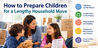 How to Prepare Children for a Lengthy Household Move