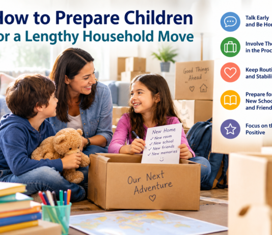How to Prepare Children for a Lengthy Household Move