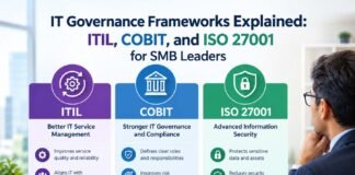 IT Governance Frameworks Explained: ITIL, COBIT, and ISO 27001 for SMB Leaders