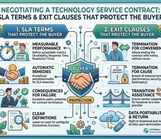 Negotiating a Technology Service Contract: SLA Terms and Exit Clauses That Protect the Buyer Negotiating a Technology Service Contract: SLA Terms and Exit Clauses That Protect the Buyer