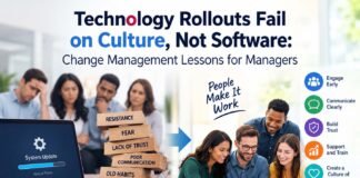 Technology Rollouts Fail on Culture, Not Software: Change Management Lessons for Managers