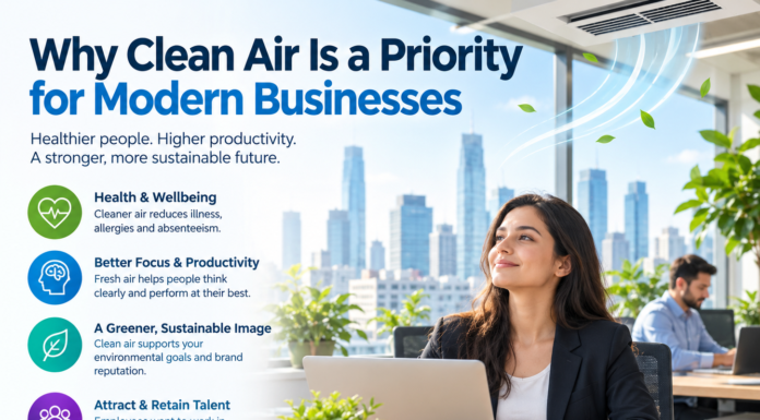Why Clean Air Is a Priority for Modern Businesses Why Clean Air Is a Priority for Modern Businesses